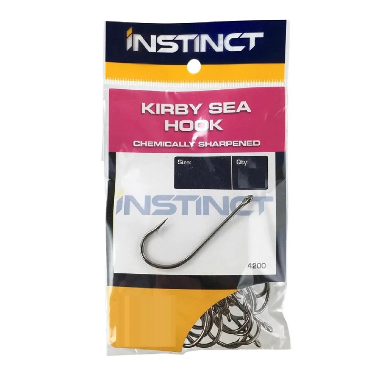 J-Hook for Easy Hook Set-INSTINCT Kirby Fishing Hooks BULK PACK - Size 6 ( $1 CLEARANCE SALE )