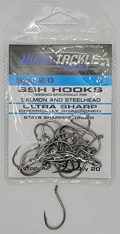 Fishing Hooks with Fluorescent Finish for Visibility-Nova SSH Octopus Hooks