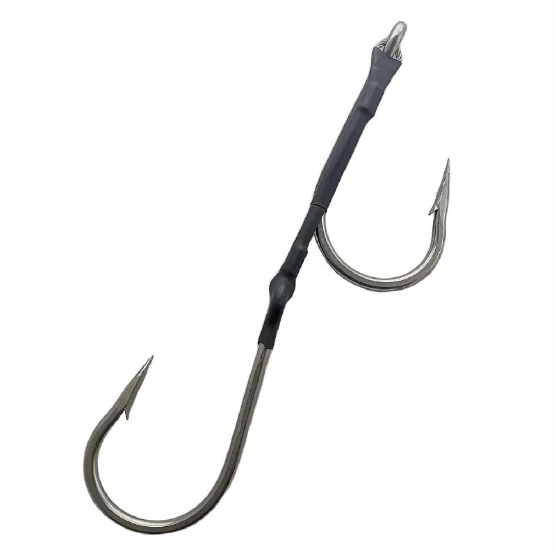 Ultra-Light Fishing Hooks for Small Fish-Quick Rig Stainless Steel Tandem Hooks