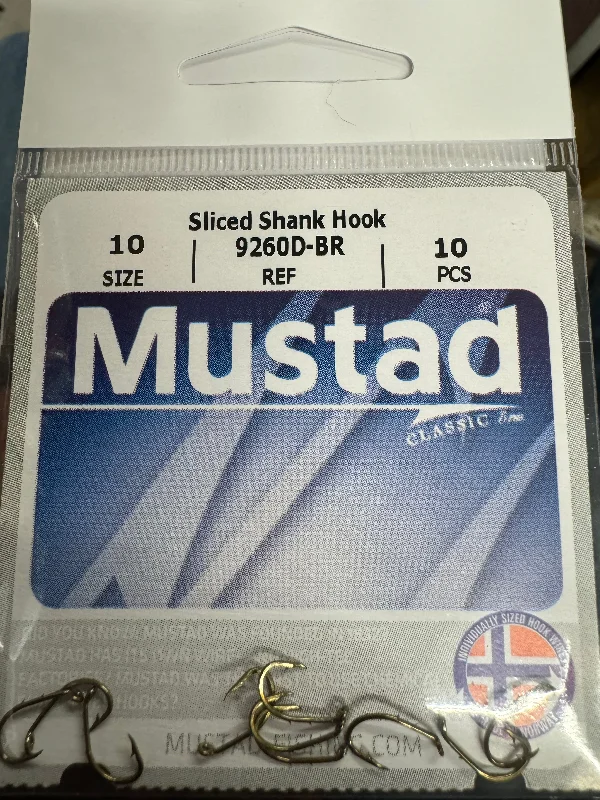 Fishing Hooks with Stainless Steel Body-Sliced Shank Hook